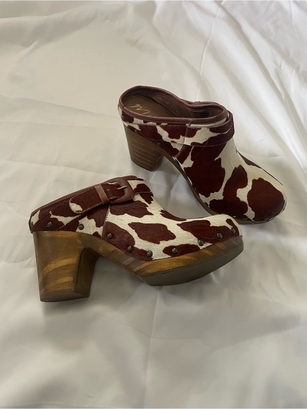 Matisse Stevie Cow Hair Heeled Clog